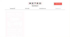 Desktop Screenshot of metrorahway.com